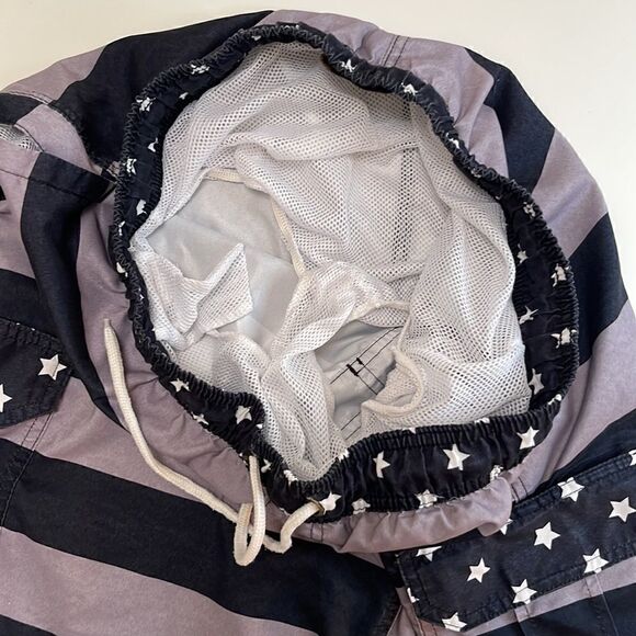 Rugby University board shorts - swim trunks. Size Medium. Drawstring waist. - Picture 7 of 8